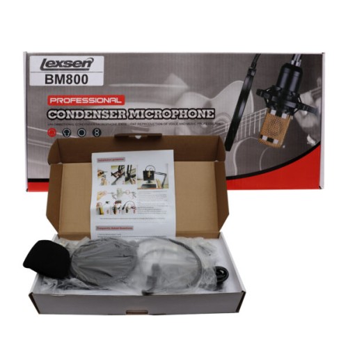 MICROFONO CONDENSADOR LEXSEN BM-800